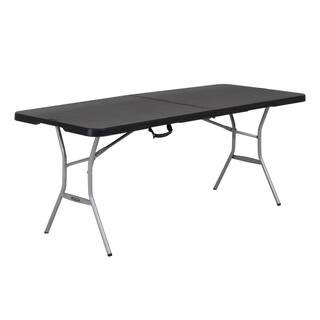 Lifetime Rectangular Black Resin Folding Banquet Tables 80852