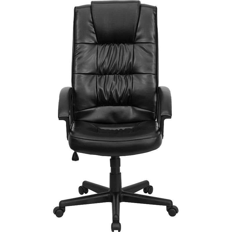 Flash Furniture Nora High Back LeatherSoft Executive Swivel Office Chair