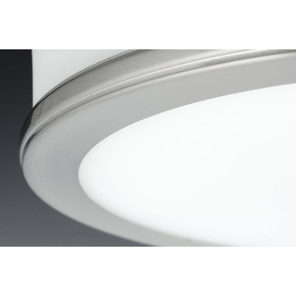 Progress Lighting Bezel LED Collection 17-Watt Polished Chrome Integrated LED Flush Mount P350085-015-30