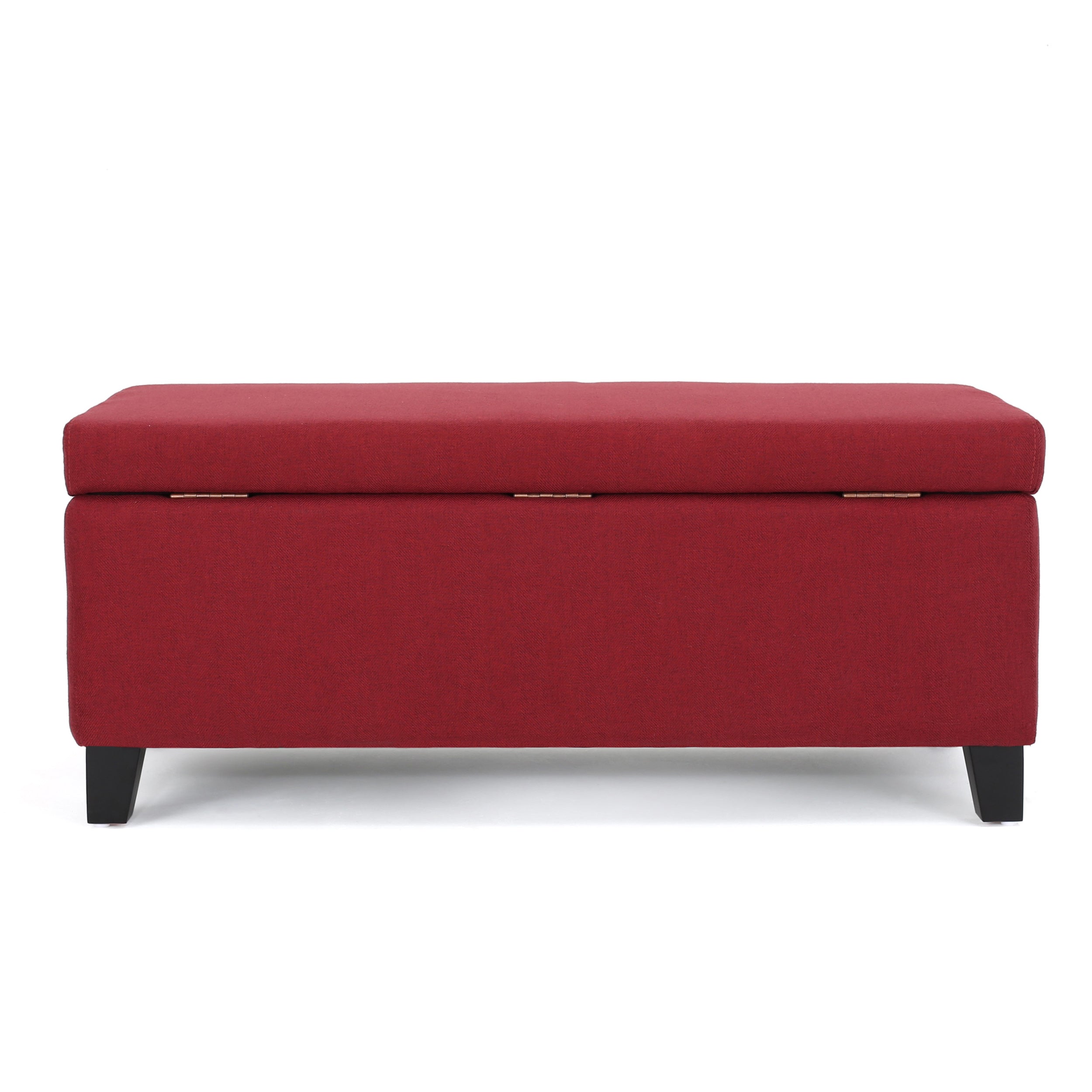 Brianna Rectangle Fabric Storage Ottoman Bench