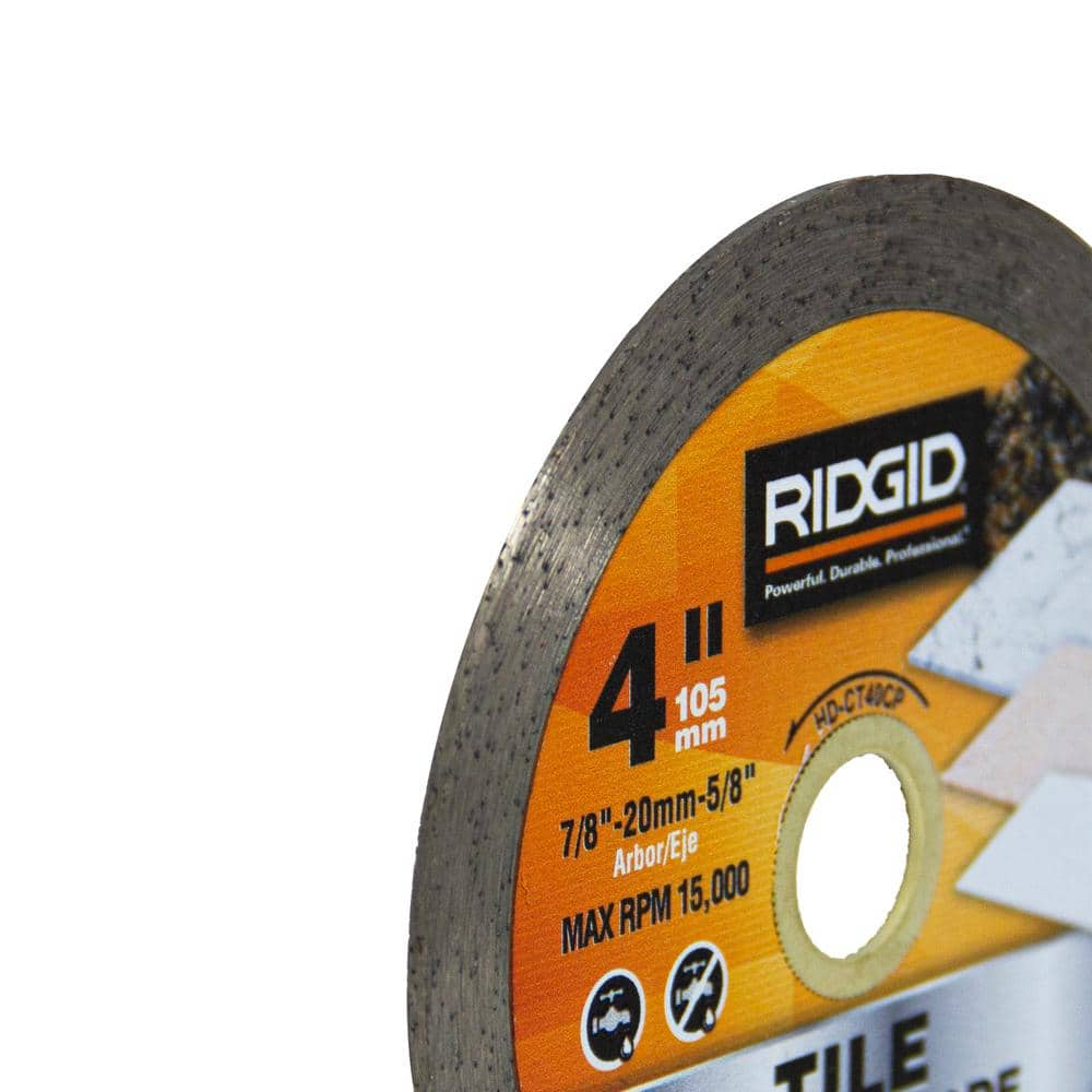 RIDGID 4 in. Continuous Diamond Blade HD-CT40CP