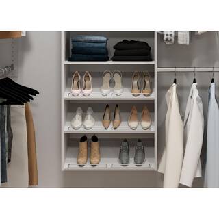 Closet Evolution Premium 36 in. W . - 60 in. W White Wood Closet System WH63