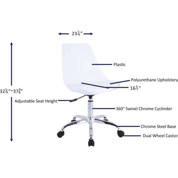 Lorell Plastic Shell Task Chair