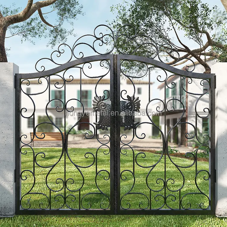 China Supplies High Quality Fencing Gate Panels Garden Courtyard Trellis Gates