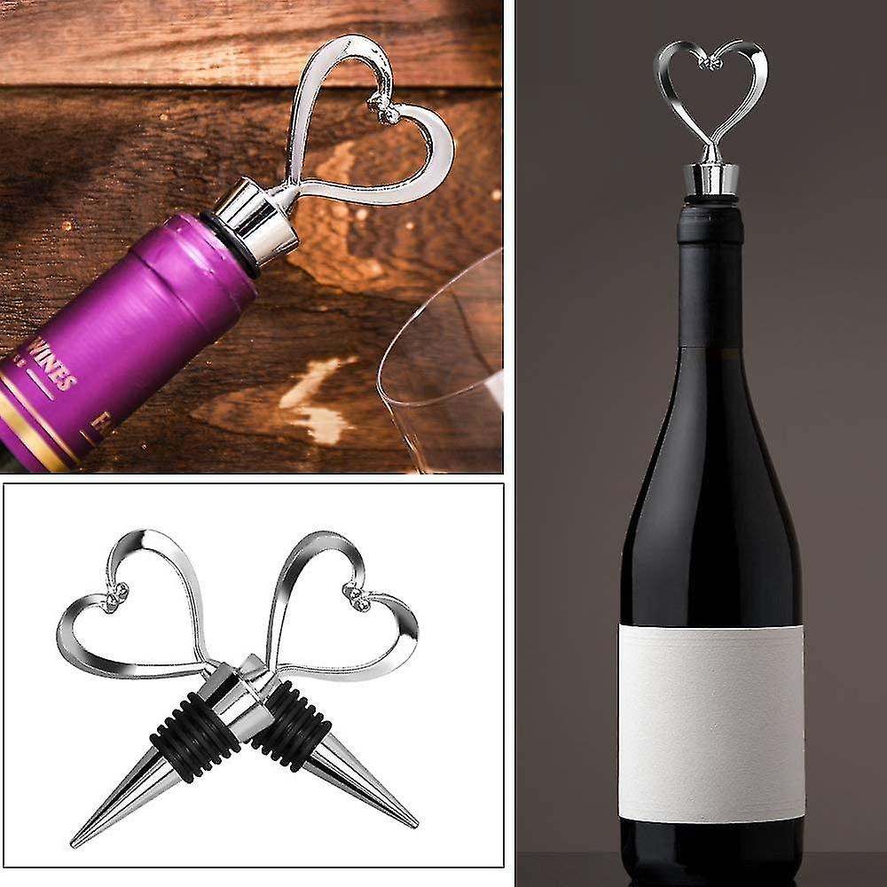 4 Pcs Heilwiy Wine Bottle Stoppers. Reusable Novety Bottle Stopper. Wine Corks Champagne Gift