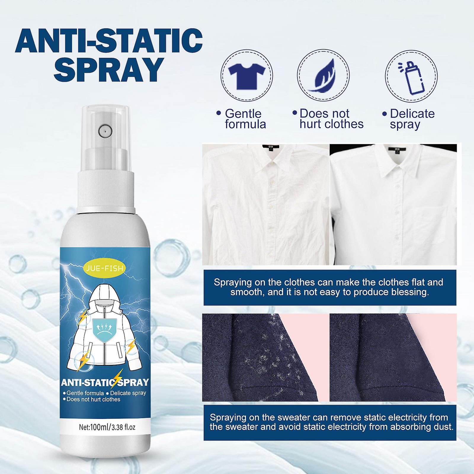 Down Jacket Antistatic Spray To Prevent Hair Static Electricity Household Static Removal Spray Quilt Clothing