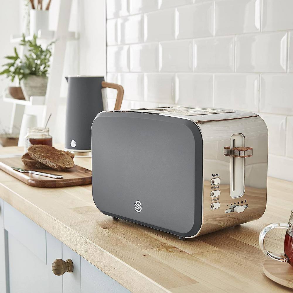 Nordic 2-Slice Toaster - Grey ST14610GRYN