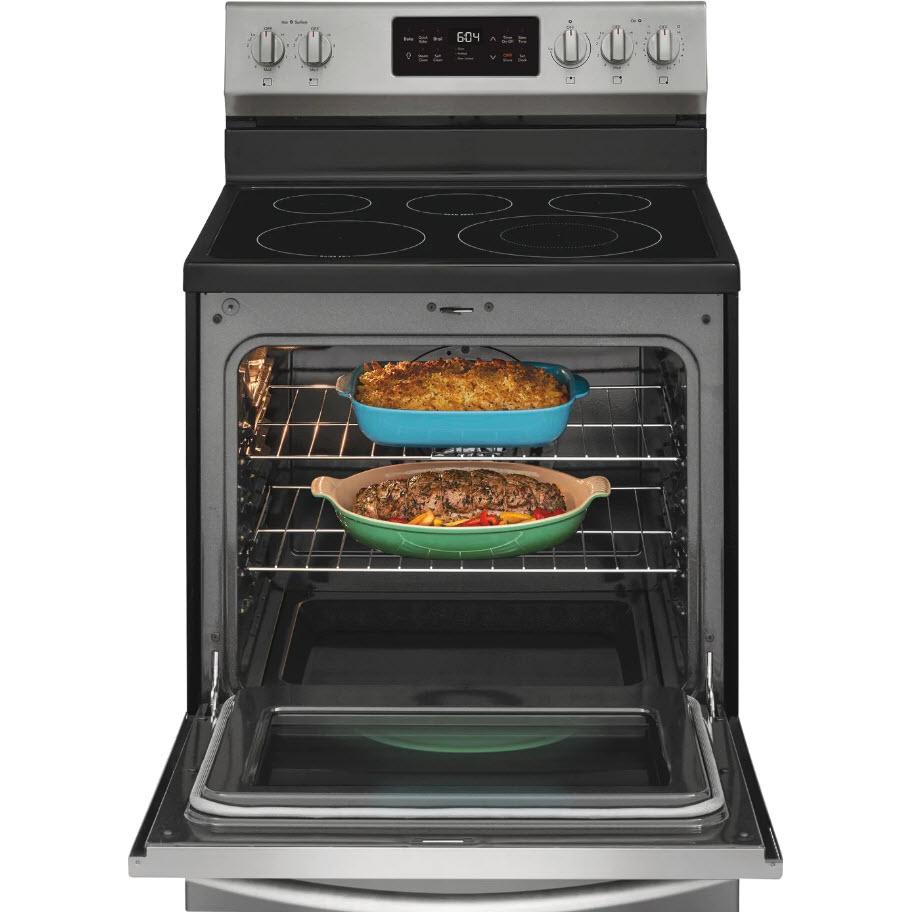 Frigidaire Gallery 30-inch Freestanding Electric Range with Even Baking Technology GCRE302CAF