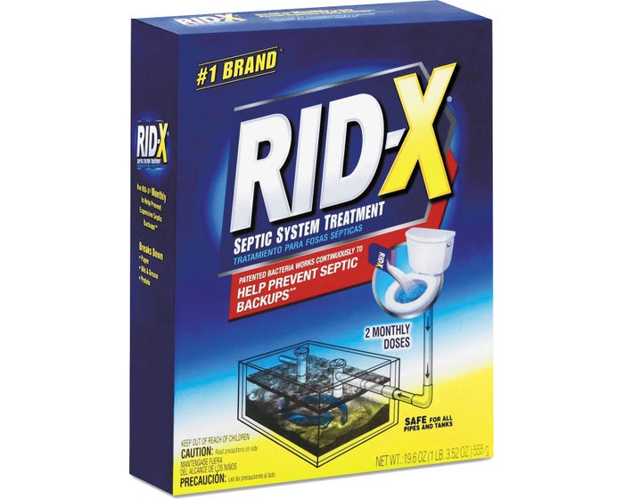 Rid X Septic Tank System Treatment Double Dose 19.6 oz 80307