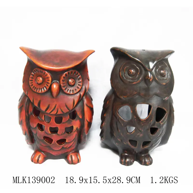 Wholesale Cheap Factory Supply Garden Ornaments Outdoor Miniatures Animal Craft Diy Owl Figurine Animal Decoration