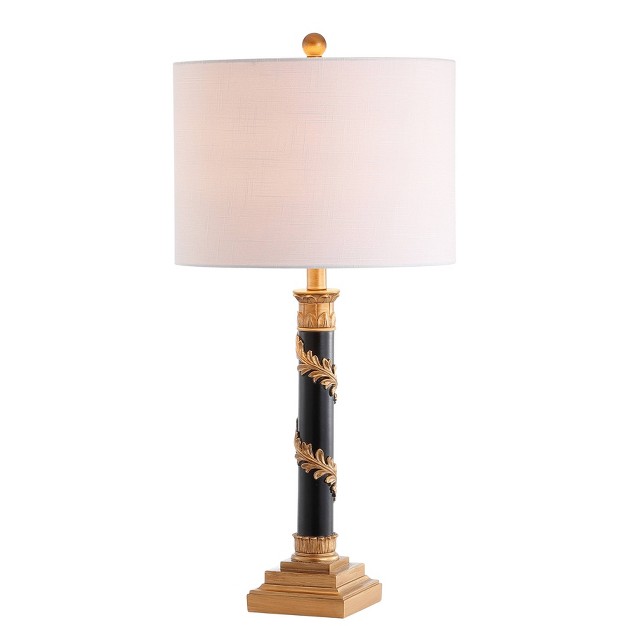 Camilla Resin Table Lamp includes Led Light Bulb Gold Jonathan Y