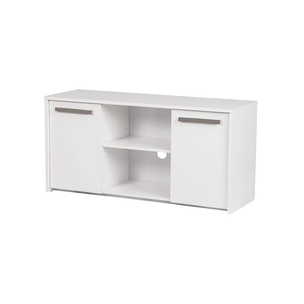 SAINT BIRCH Miami White 2-Door Credenza File Cabinet SBAK4400CFWW