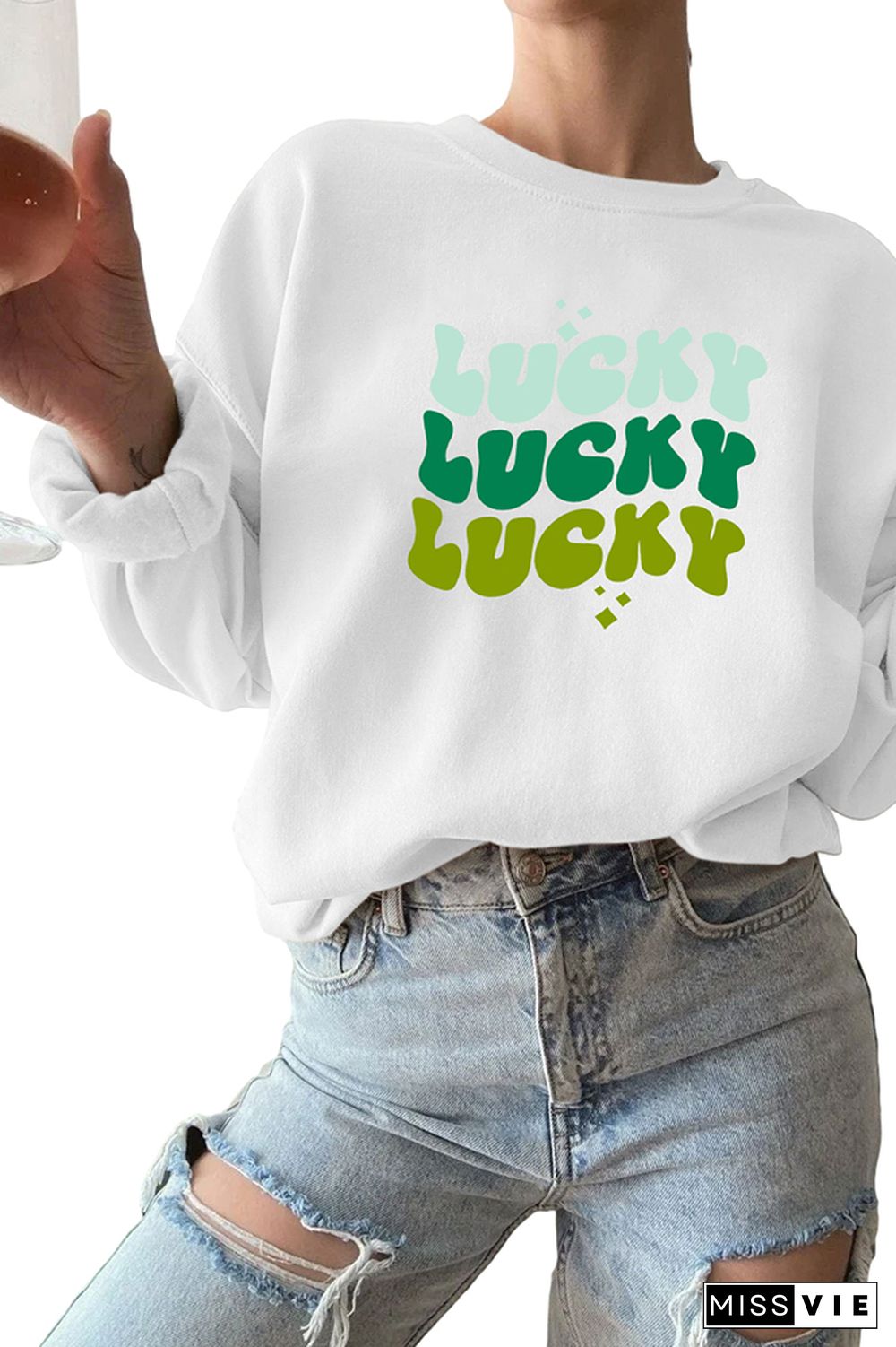 St Patrick's Day Shirt,Shamrock Sweatshirt Wholesale