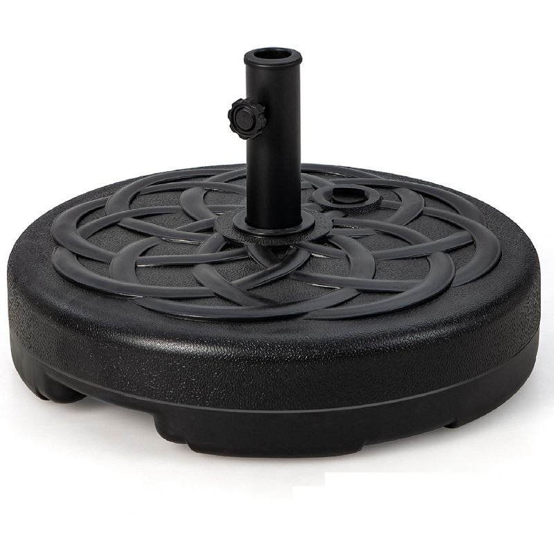 22 Inch Fillable Heavy-Duty Round Patio Umbrella Base Stand