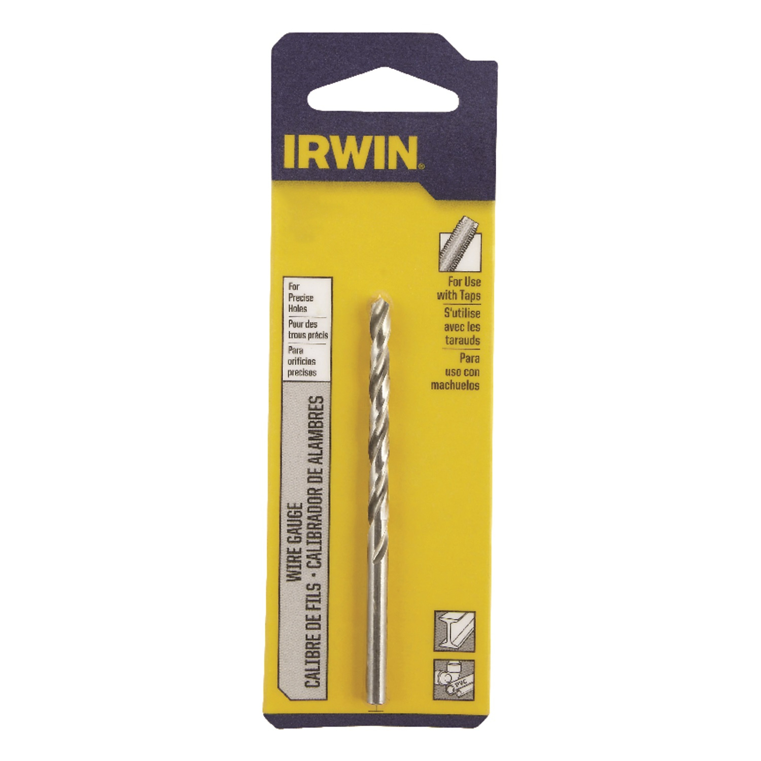 Irwin #20 X 3-1/4 in. L High Speed Steel Jobber Length Wire Gauge Bit 1 pk