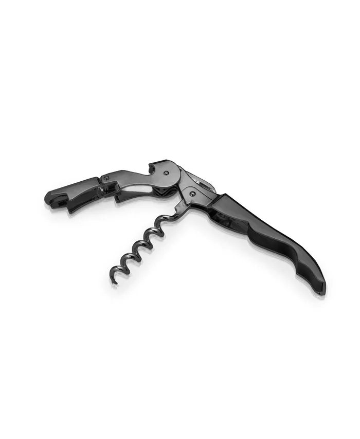 Viski Gunmetal Black Double Hinged Corkscrew