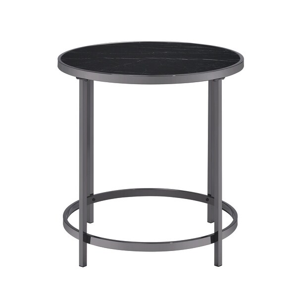 Carbon Loft Rheems Round End Table