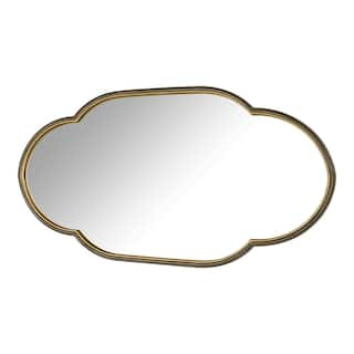 StyleWell Medium Ornate Dark Bronze Classic Accent Mirror (37 in. H x 21 in. W) DW26004BHD