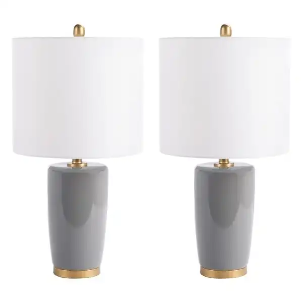 SAFAVIEH Lighting Lonen 25-inch Ceramic LED Table Lamp (Set of 2) - 13