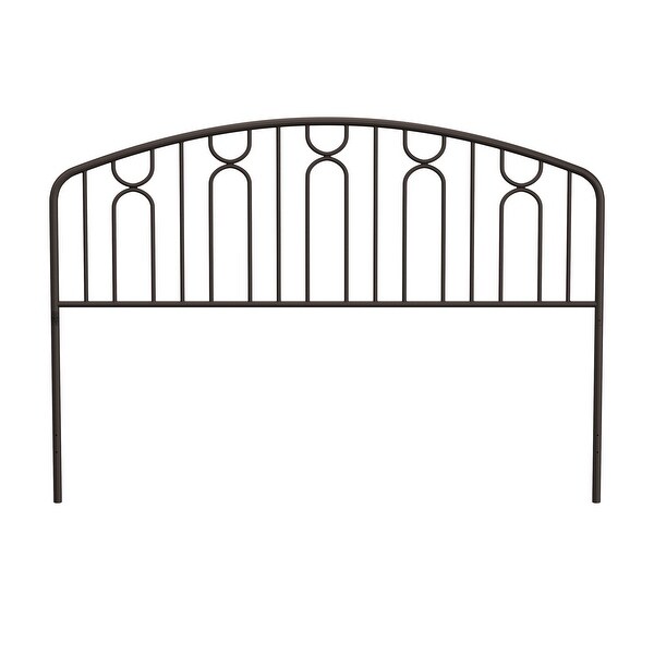 Hillsdale Furniture Riverbrooke Bronze Metal Arch Scallop Headboard - - 34579194