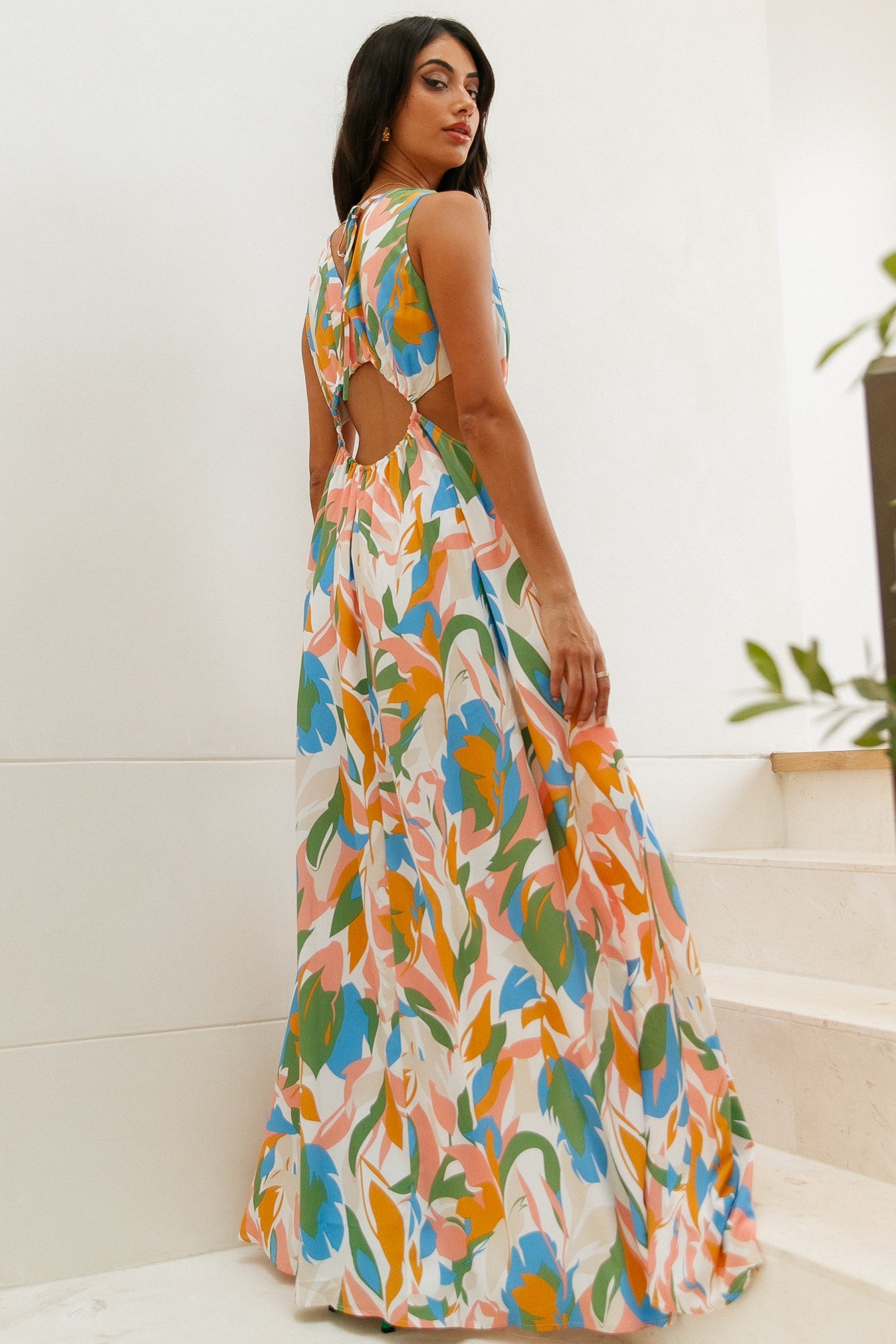 HELLO MOLLY Mystical Meetings Maxi Dress Multi