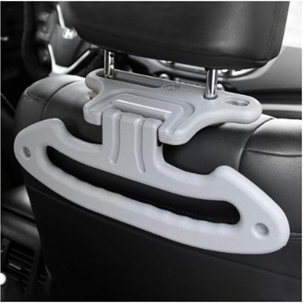 Car Drying Rack Hanger Hook Multifunctional Folding Safety Handle For Tops Suits Jackets Coats Beige