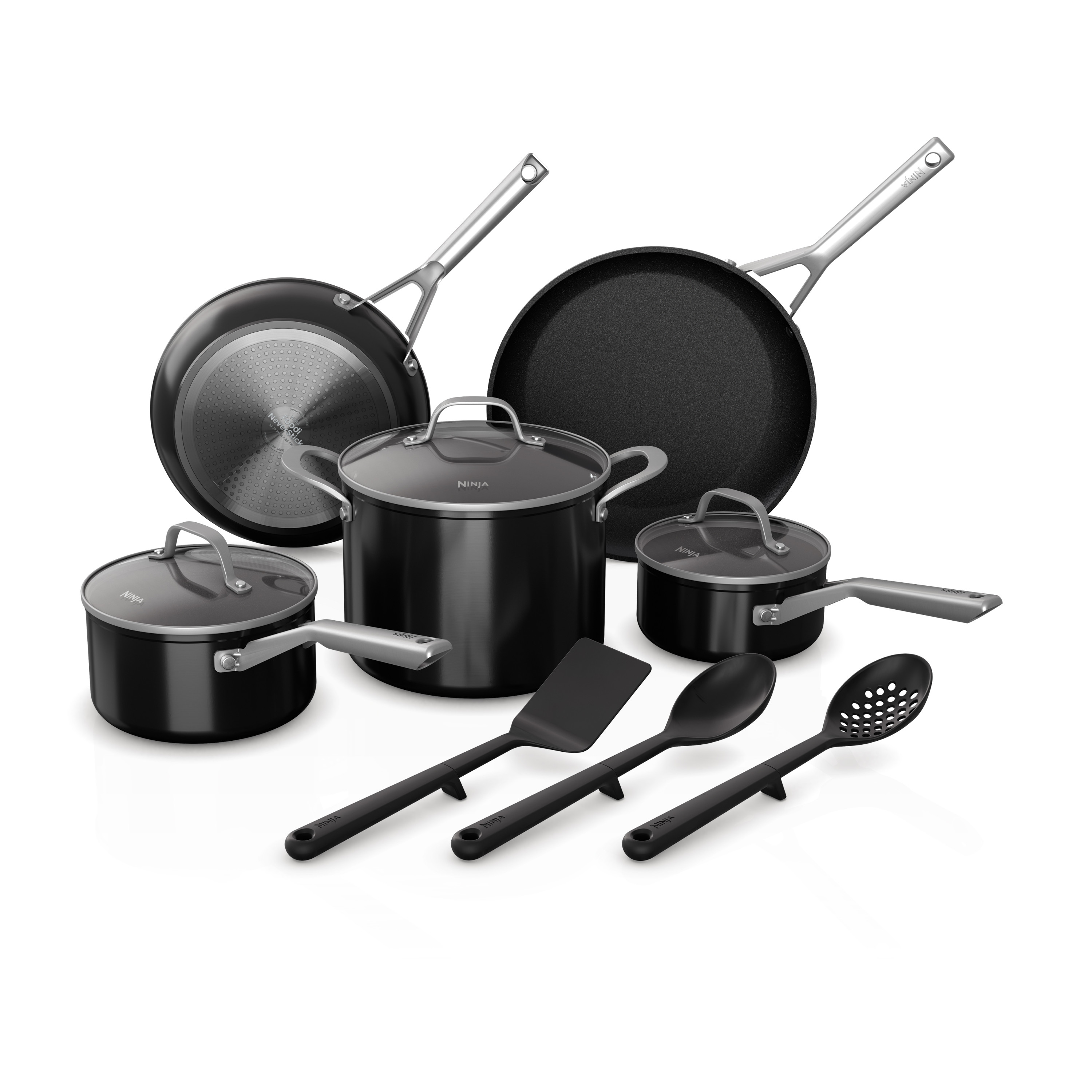 Ninja Foodi NeverStick Essential 11-Piece Cookware Set， C19600