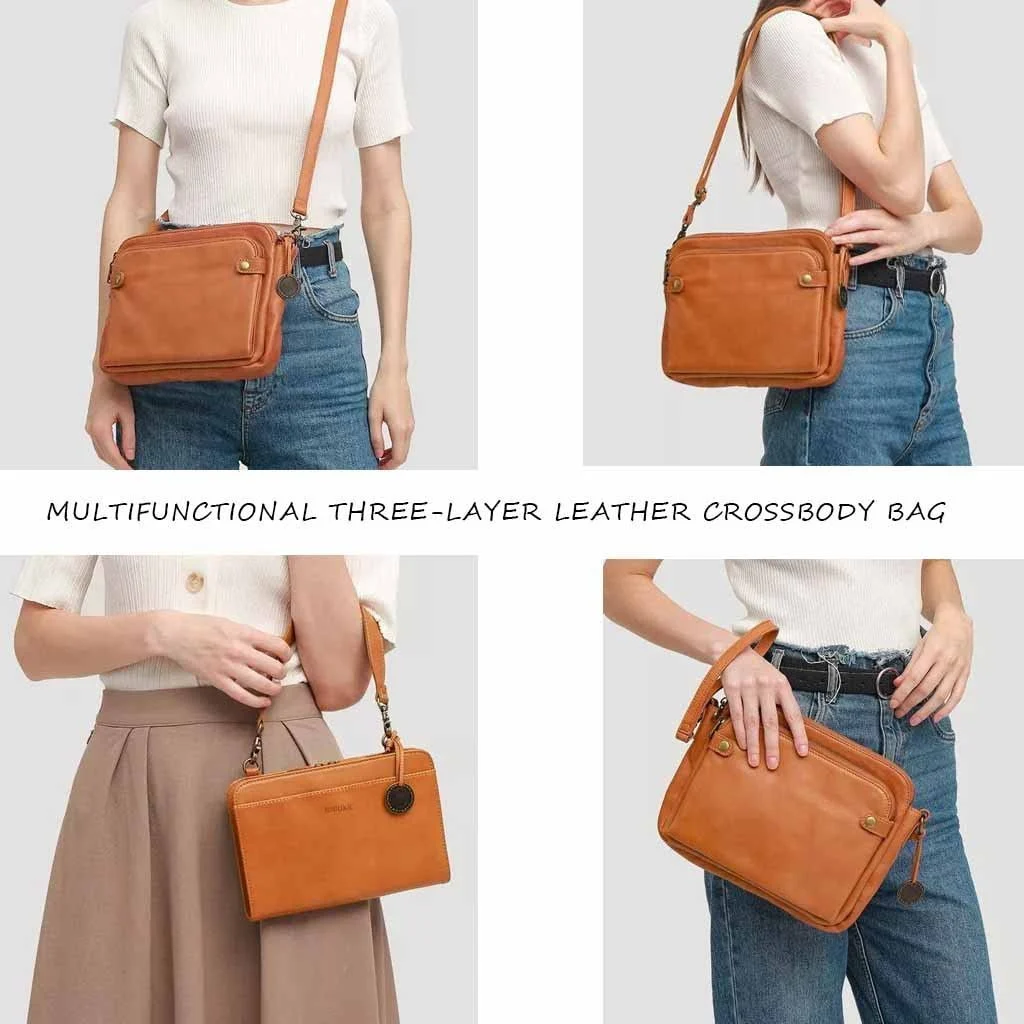 🔥Hot Sale 47% OFF🔥🔥-Crossbody Leather Shoulder Bags and Clutches