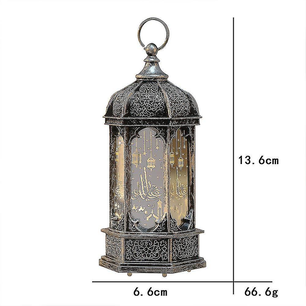 Islamic Lantern Muslim Ramadan Eid Led Light Arabian Study Lighting Lamp Battery Operated