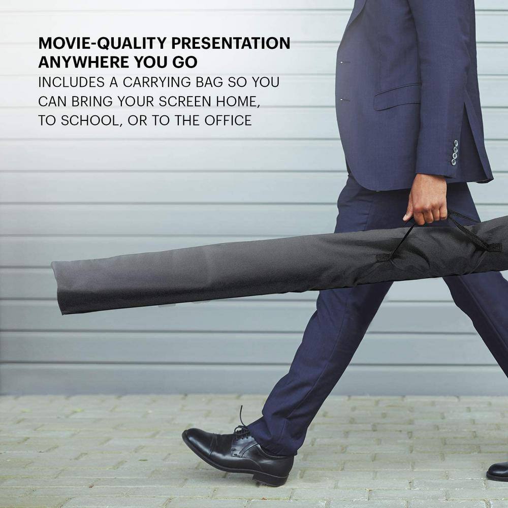 Kodak 100 in. Projector Screen Portable Projector Screen and Stand with Carry Bag RODPJSTS100.16