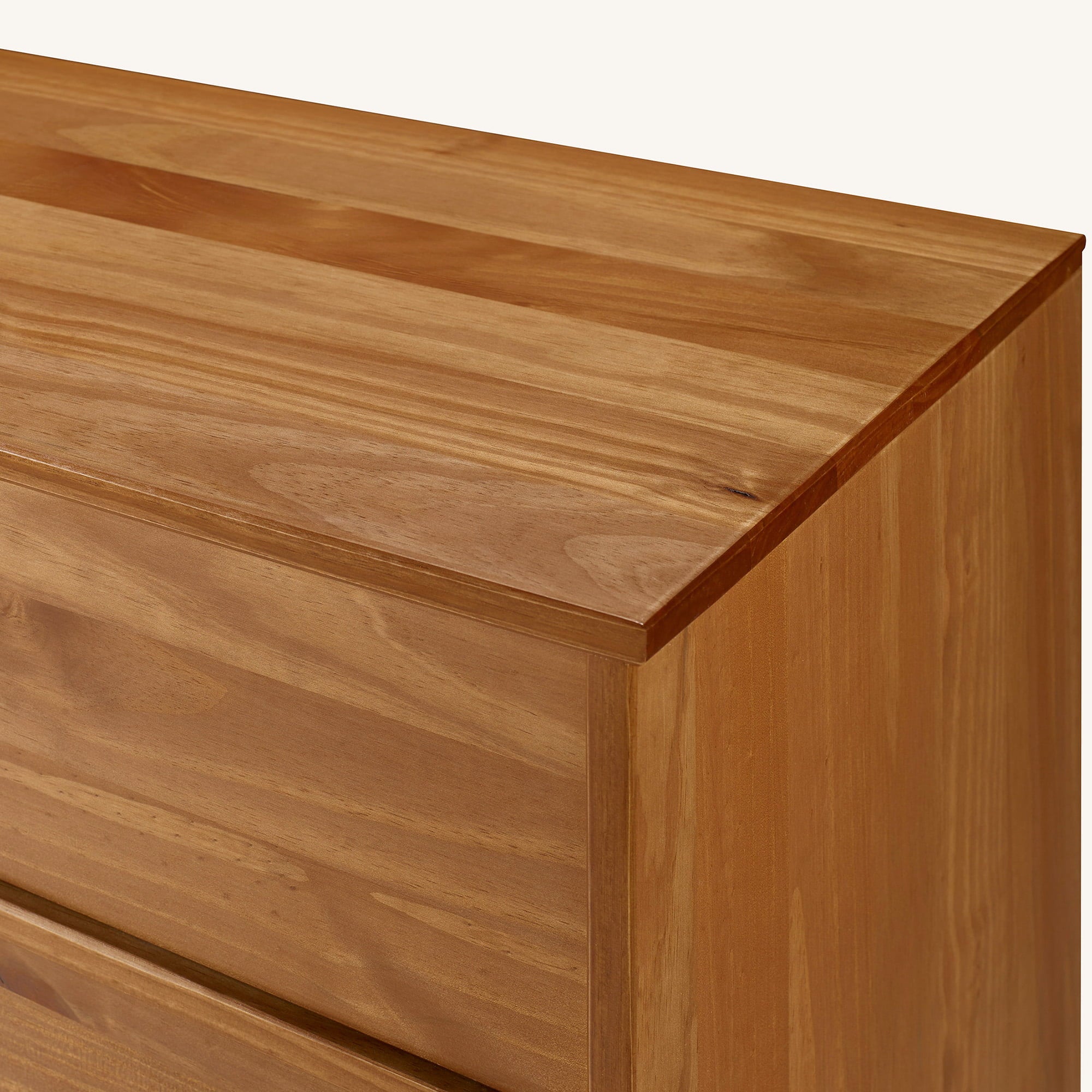 Manor Park Sonoma 6-Drawer Solid Wood Caramel Dresser