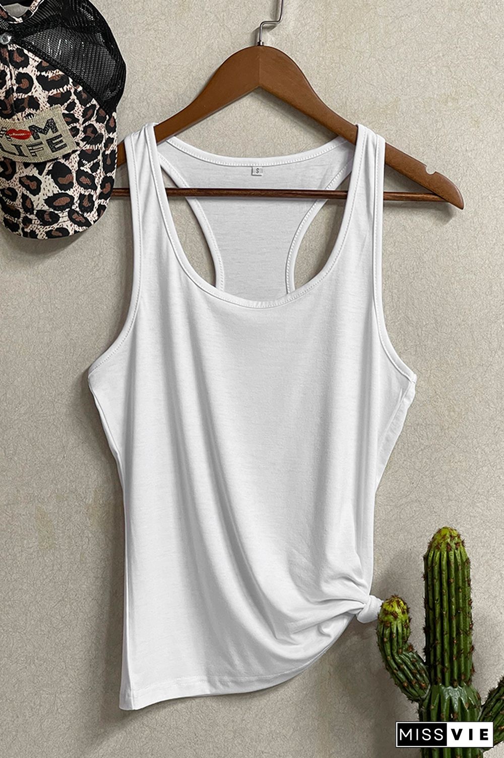 Pure Color Sleeveless Tank Top Wholesale