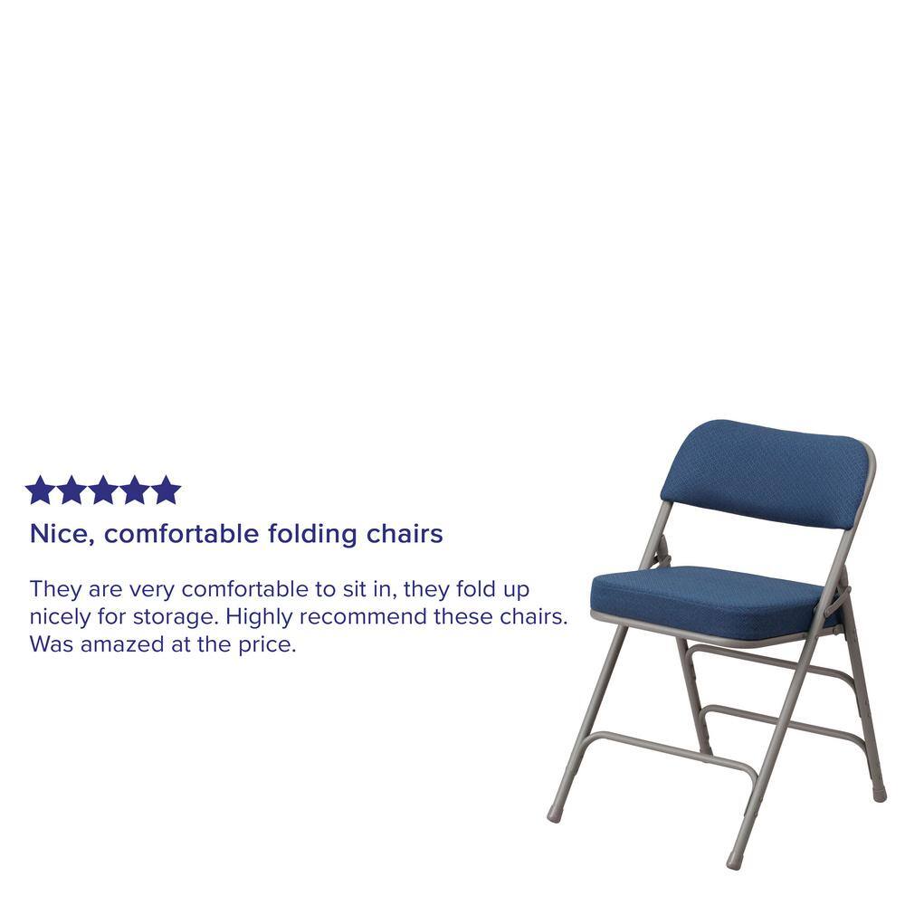 Flash Furniture Navy Metal Folding Chair (2-Pack) CGA-AW-167340-NA-HD