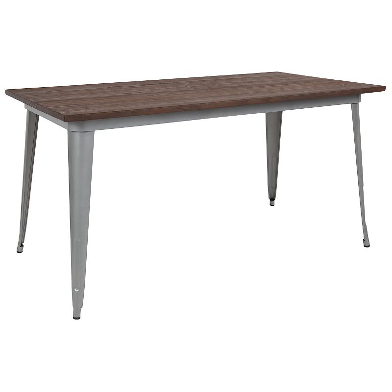 Flash Furniture Rectangular Mixed Media Dining Table