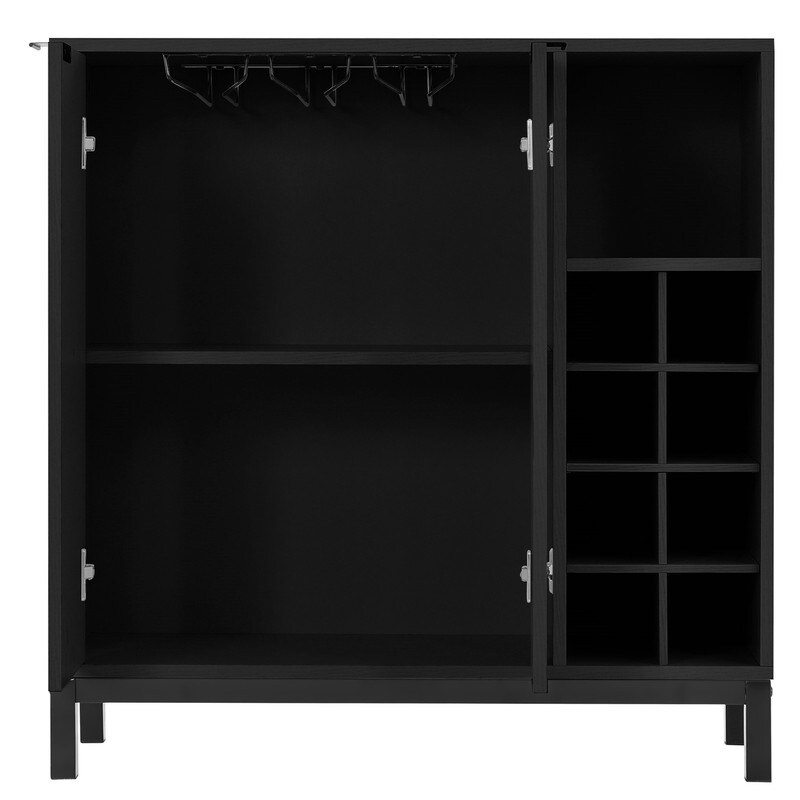 34'' Sideboards and Buffets with Storage  Coffee Bar Cabinet Wine Racks Storage