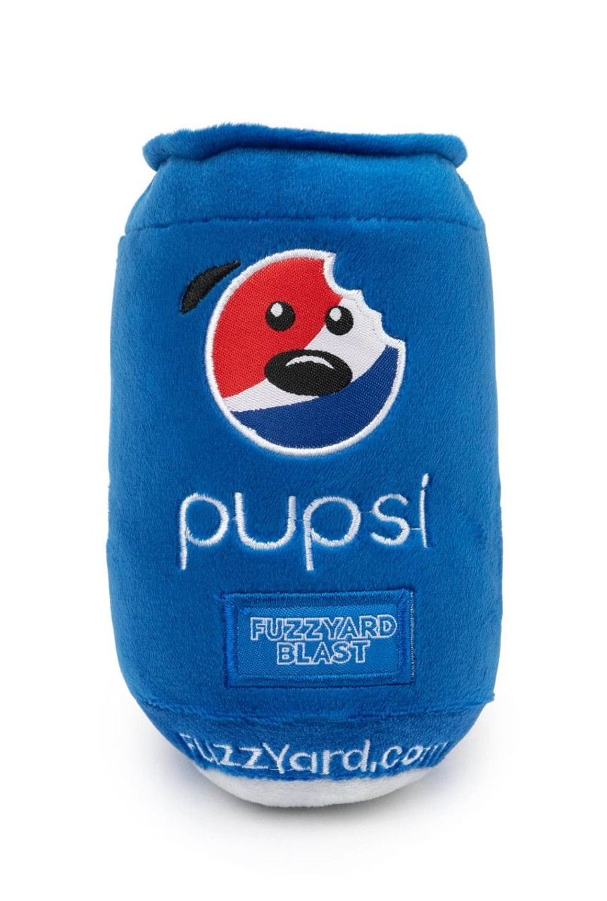 FuzzYard Pupsi Soda Drink Plush Dog Toy