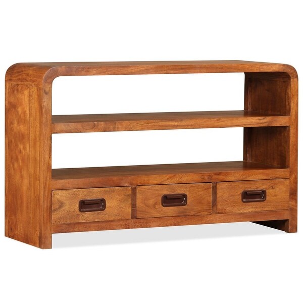 vidaXL TV Cabinet Solid Wood Acacia 35.4