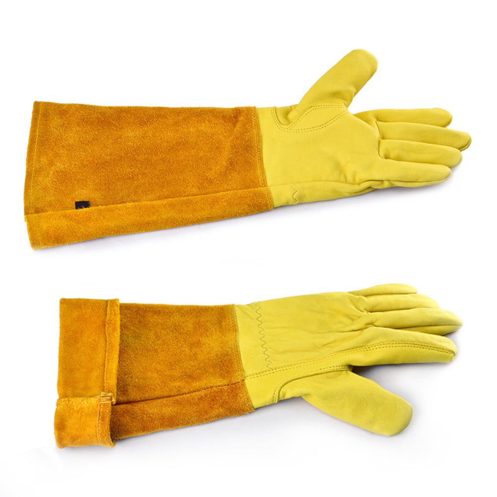 1-Pair Gardening Gloves Long Sleeve, Working Garden Gloves for Gardening, Weeding, Digging