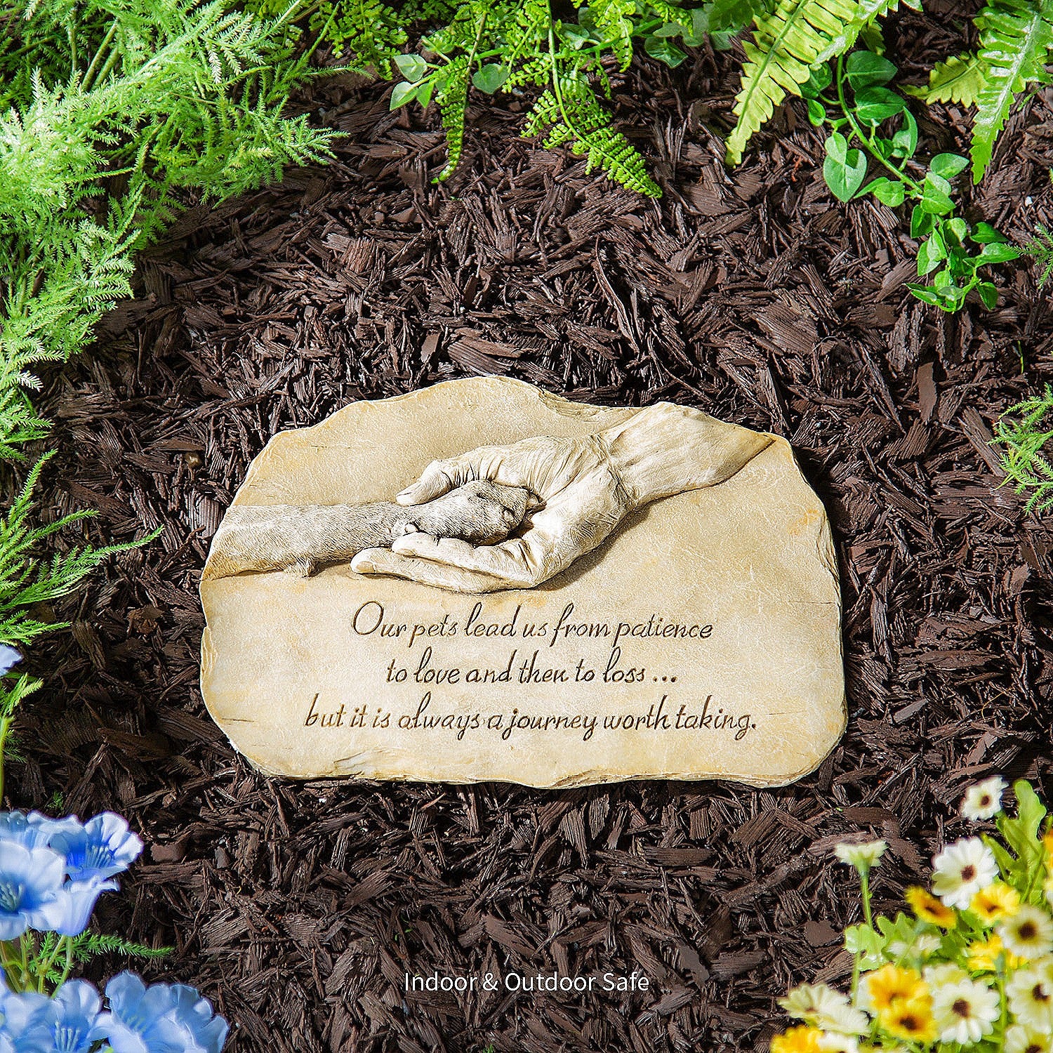 Evergreen Flag & Garden Pet Devotion Garden Stepping Stone