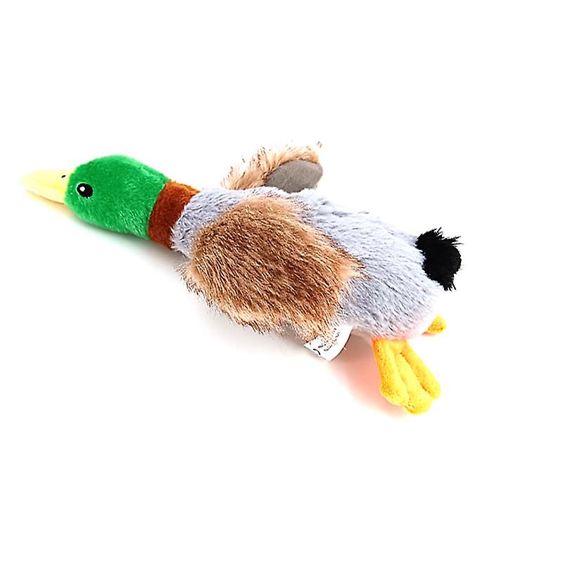 Cute Plush Duck Sound Toy Stuffed Squeaky Animal Squeak Dog Toy Cleaning Tooth Dog Chew Rope Carrot Toys For Dog Accessories