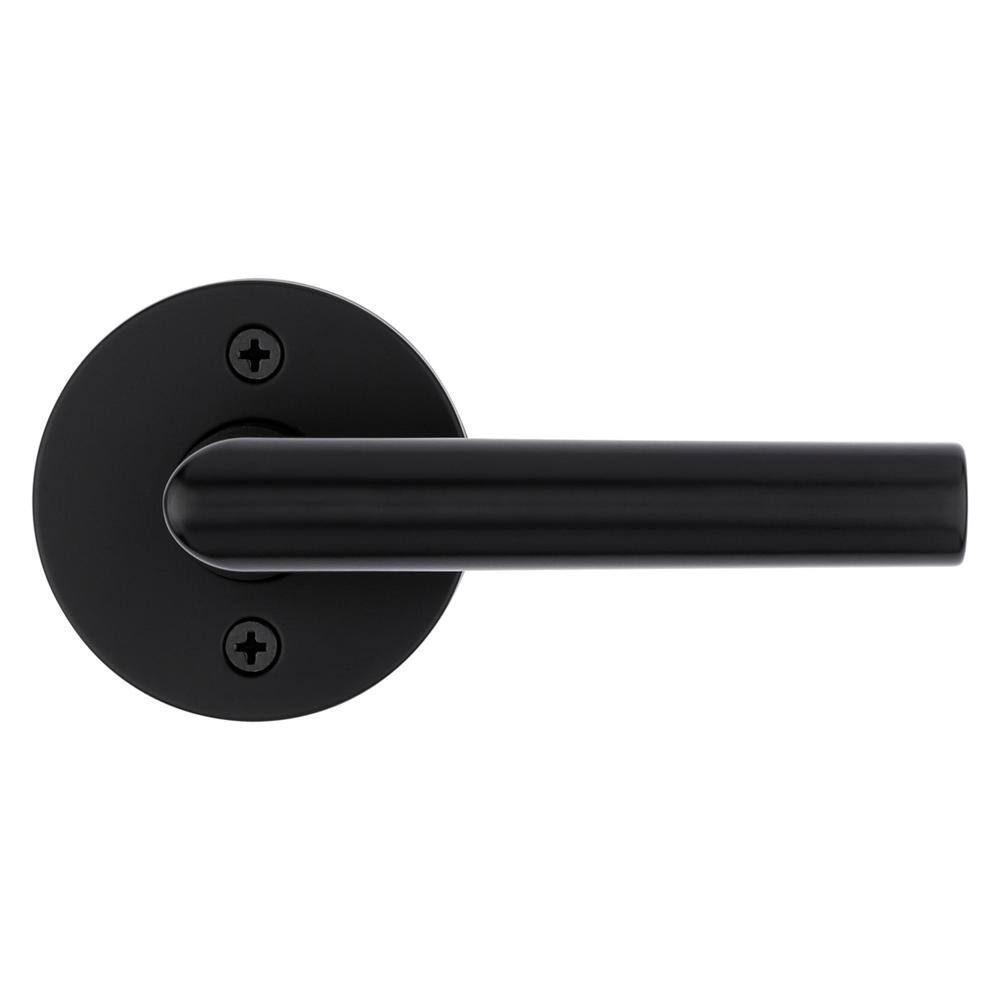 Kwikset Milan Matte Black Half-Dummy Door Lever 788MIL RDT 514