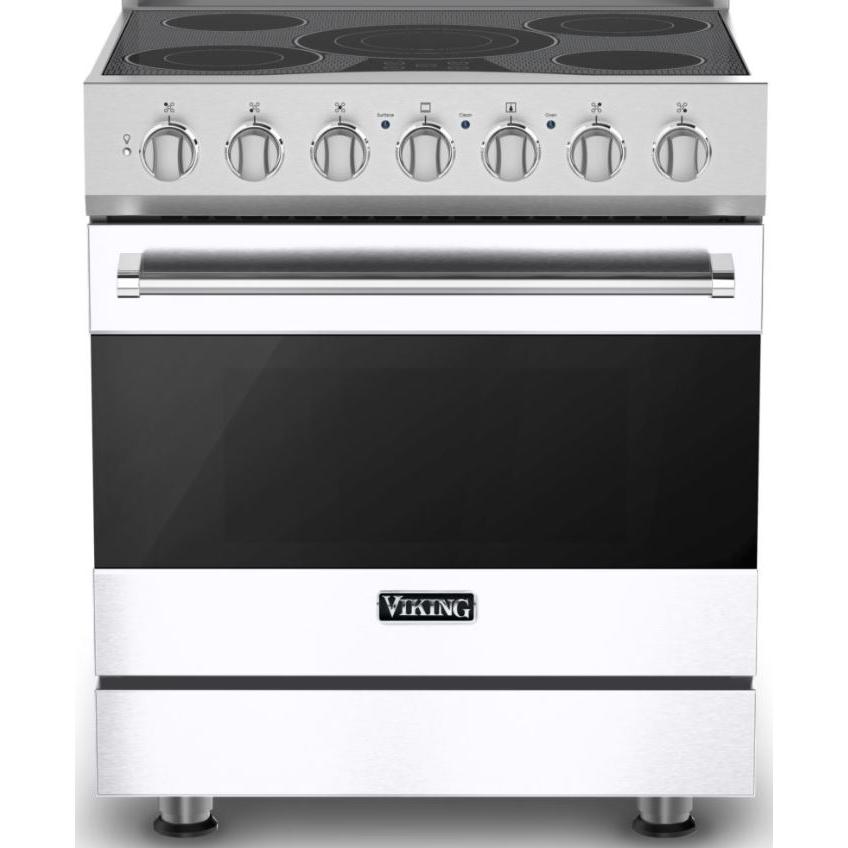 Viking 30-inch Freestanding Electric Range with Vari-Speed Dual Flow Convection CRVER3301-5BWH