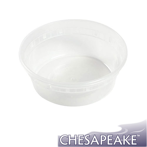 Chesapeake Deli Container | Polypropylene， Bulk， 8 Oz， Clear， 480