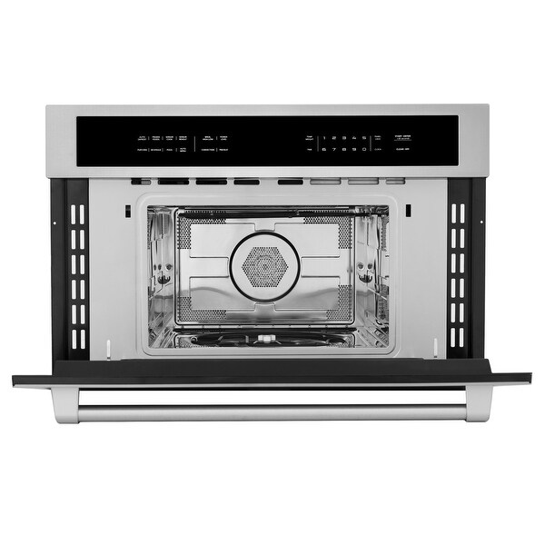 ZLINE 30 Inch wide， 1.6 cu ft. Built-in Convection Microwave Oven in Stainless Steel with Speed and Sensor Cooking