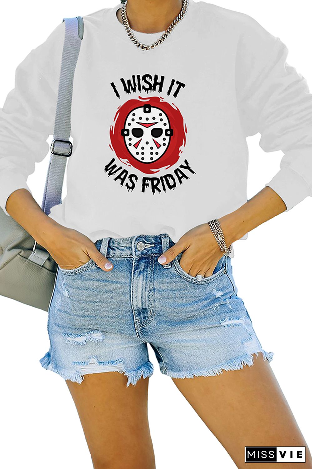 Friday the 13th, Halloween Longsleeve Sweatshirt Wholesale