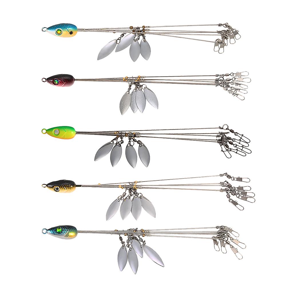 5 Arms Alabama Umbrella Rigs Fishing Bass Lures Bait Kit Swim Baits Lures Baits