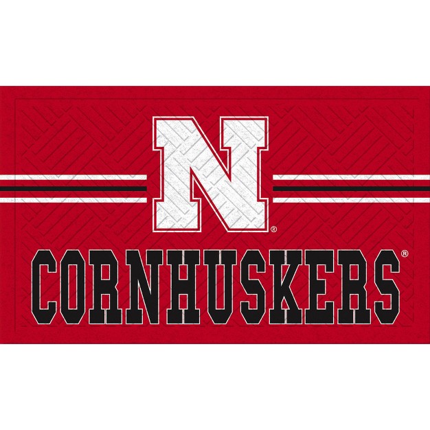 Embossed Mat Cross Hatch University Of Nebraska