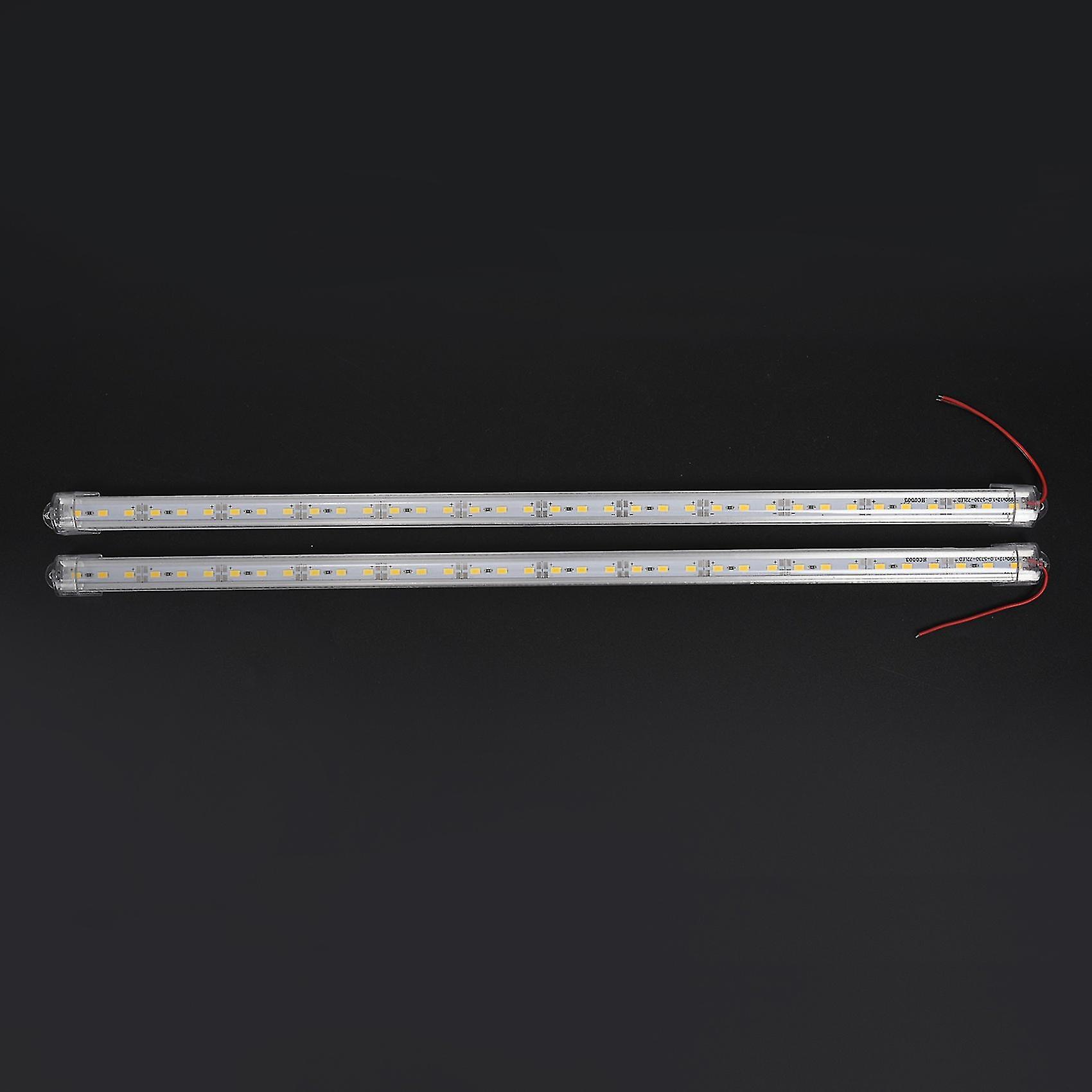 10 Pcs Aluminum Alloy Rigid Led Strip Rod Light Waterproof 12v 50cm White