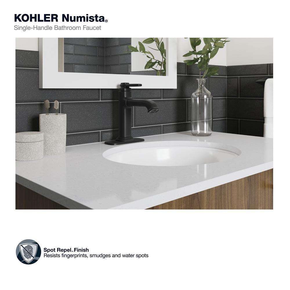 KOHLER Numista Single Hole SingleHandle Bathroom Faucet in Matte Black