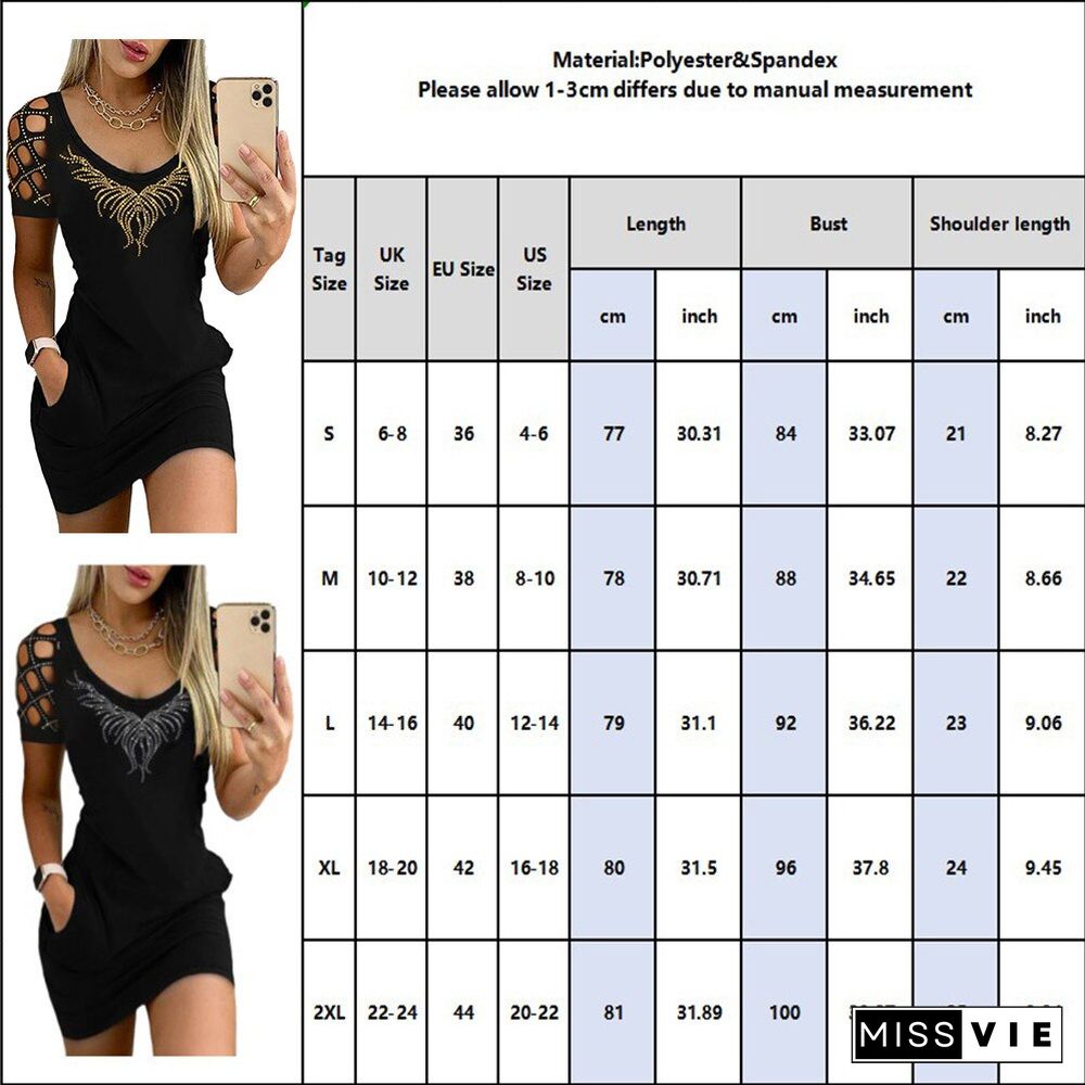 Summer Elegant Cut Out Short Sleeve Party Dress Sexy Mini Dress Ladies Spring Casual Fashion Slit Fit Dress Vestidos D30